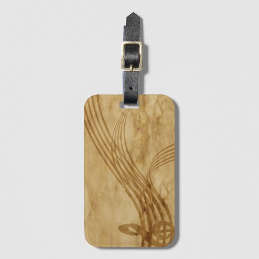 Violin key bagagelabel (Voorkant (verticaal))