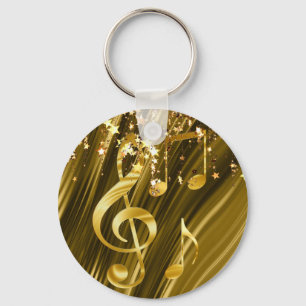 Violin key elegant sleutelhanger