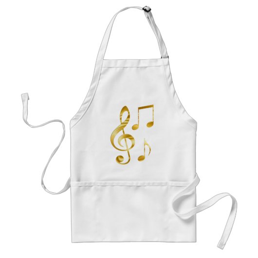 Violin key elegant standaard schort (Voorkant)