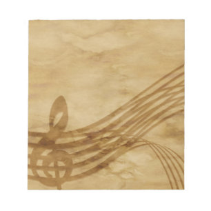 Violin key notitieblok