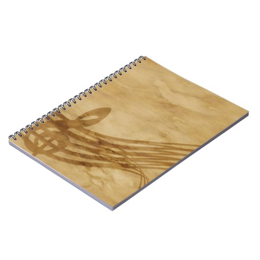 Violin key notitieboek (Linkerzijde)