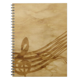 Violin key notitieboek