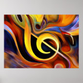 Violin key poster (Voorkant)