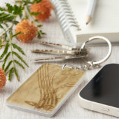 Violin key sleutelhanger (Voorkant Rechts)