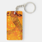 Violin key sleutelhanger (achterkant)