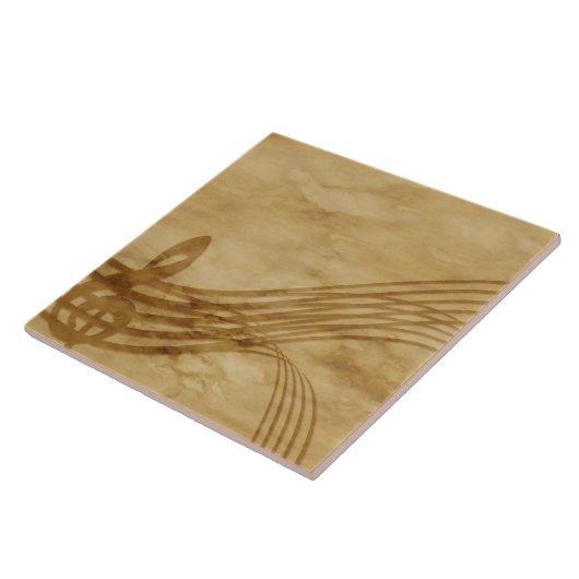 Violin key tegeltje (Zijkant)