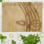 Violin key theedoek (Gevouwen)