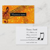 Violin key visitekaartje (Voorkant / Achterkant)