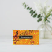 Violin key visitekaartje (Staand voorkant)