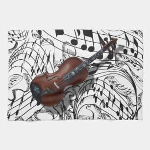 VIOLIN-KITCHEN TOWEL THEEDOEK