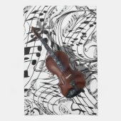 VIOLIN-KITCHEN TOWEL THEEDOEK (Verticaal)