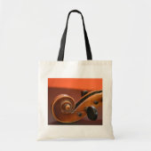 Violin klassiek gelaagd muziekinstrument tote bag (Voorkant)