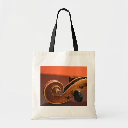 Violin klassiek gelaagd muziekinstrument tote bag (Voorkant)