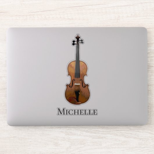 Violin klassieke muziek sticker (Computer)