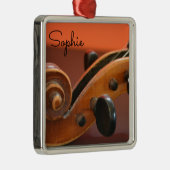 Violin klassieke strengeling muziekinstrumentennaa metalen ornament (Rechts)