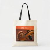 Violin klassieke strengeling muziekinstrumentennaa tote bag (Voorkant)