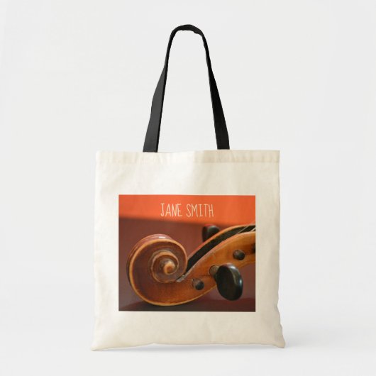 Violin klassieke strengeling muziekinstrumentennaa tote bag (Voorkant)