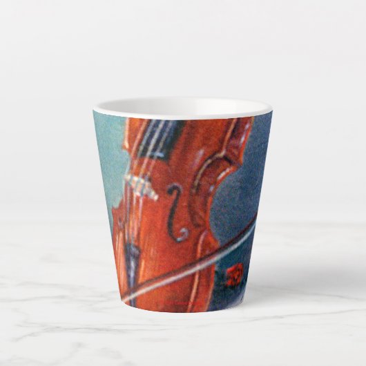 Violín Latte Mok (Voorkant)