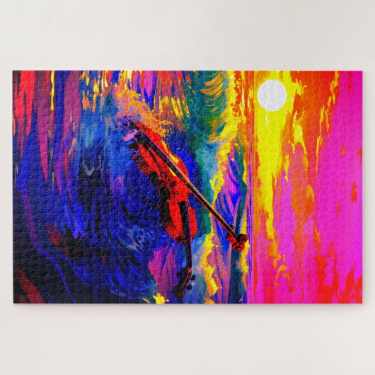 Violin Legpuzzel (Horizontaal)