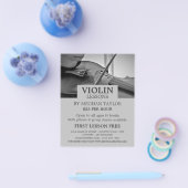 Violin Lessons Advertising Flyer (Enkel)