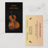 Violin Lessons Visitekaartje (Voorkant / Achterkant)