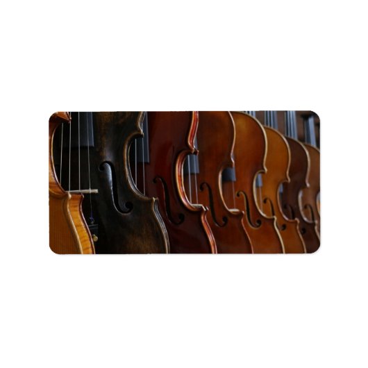Violin Lineup Etiket (Voorkant)