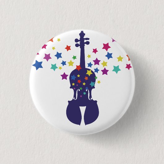 Violin Little Star Button (Voorkant)