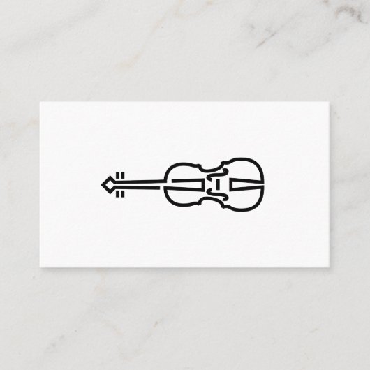 Violin Logo - Visitekaartjes (Voorkant)