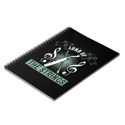 Violin - Lord of the Strings Notitieboek (Linkerzijde)
