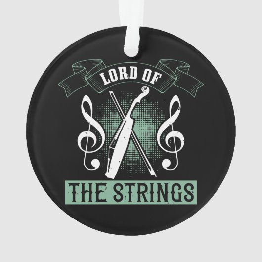 Violin - Lord of the Strings Ornament (achterkant)
