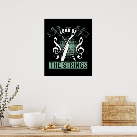 Violin - Lord of the Strings Poster (Keuken)