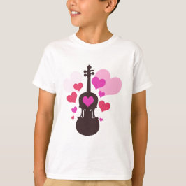 Violin Love Girls T-Shirt