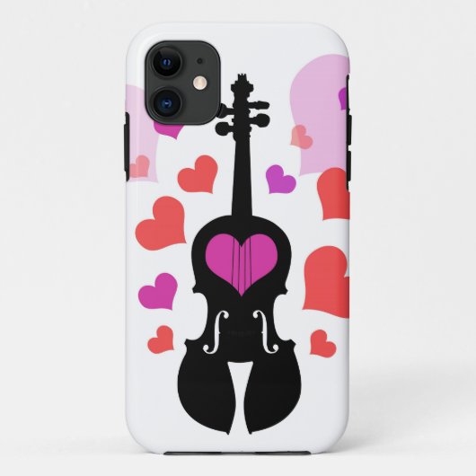 Violin love iPhone 5/5S Hoesje (Achterkant)