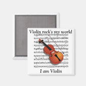 Violin Lover_ Magneet (Voorkant / Achterkant)