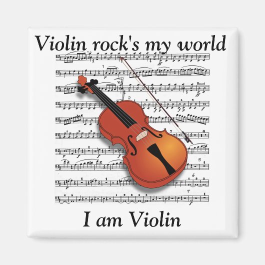 Violin Lover_ Magneet (Voorkant)