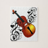 Violin, Lover op Heart_ Legpuzzel (Verticaal)