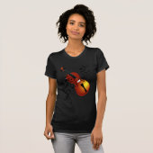 Violin, Lover op Heart_ T-shirt (Voorkant volledig)