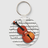 Violin Lover_ Sleutelhanger (Voorkant)