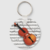 Violin Lover_ Sleutelhanger (Voorkant)
