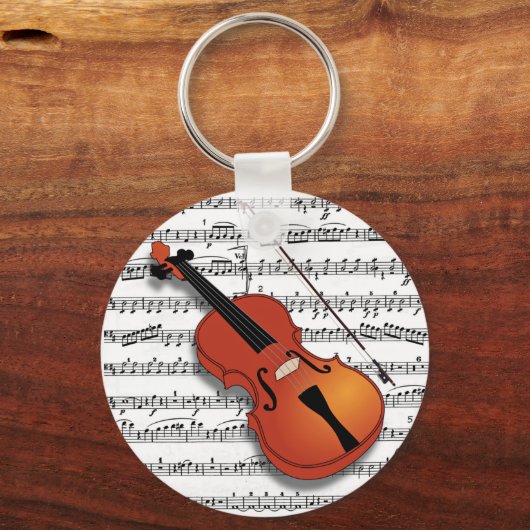Violin Lover_ Sleutelhanger (Voorkant)