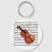 Violin Lover_ Sleutelhanger (Voorkant)