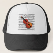 Violin Lover_ Trucker Pet (Voorkant)