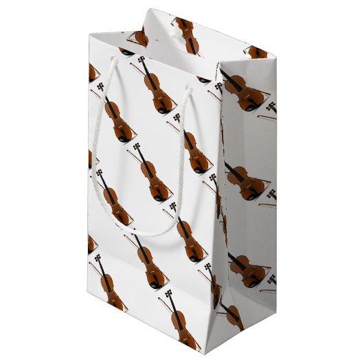 Violin Lovers, Klassieke muziektekeninstrumenten Klein Cadeauzakje (Voorkant Gekanteld)