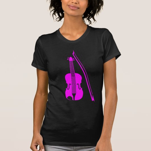 Violin - Magenta T-shirt (Voorkant)