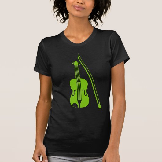 Violin - Martian Green T-shirt (Voorkant)