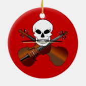 Violin Master Funny Music Ornament Gift (Achterkant)
