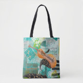 Violin Melody Tote Bag (Voorkant)