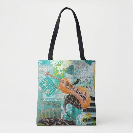 Violin Melody Tote Bag (Voorkant)