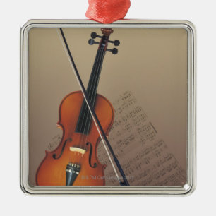 Violin Metalen Ornament