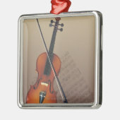 Violin Metalen Ornament (Links)